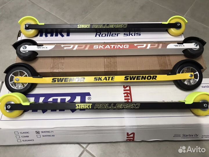 Лыжероллеры классические и коньковые