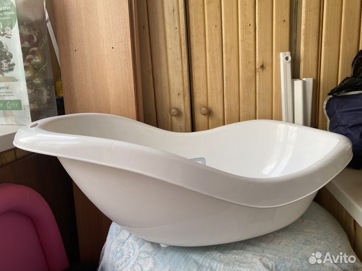 Ванночка для купания, горка и сидение