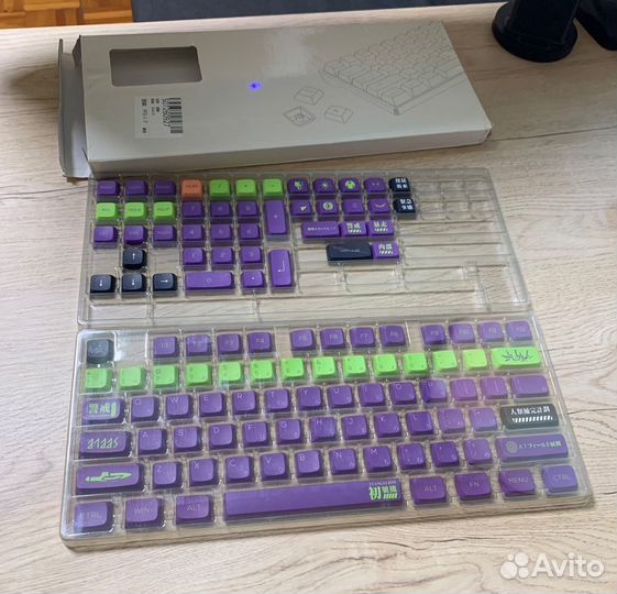 Сет кейкапов Evangelion EVA02 XDA