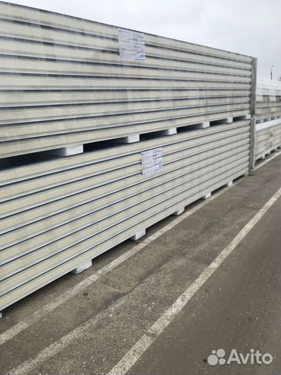 Стеновые сэндвич панели пир 100 мм ГОСТ 34