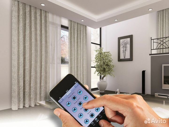 Карниз на дистанционном управлении