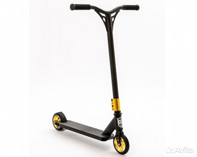 Самокат KC Extreme 120 черный/жёлтый (2022)