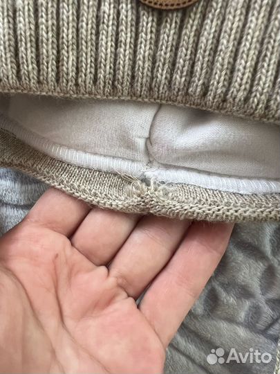 Шапка весна детская 2-6 мес подойдет