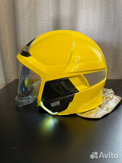 Шлем каска пожарного MSA Gallet F1 XF желтый