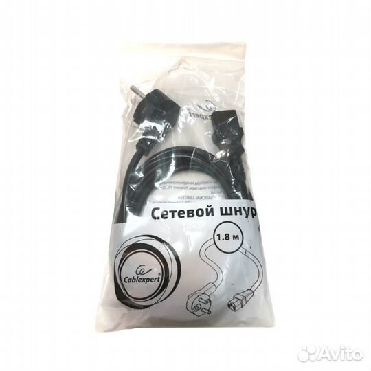 Кабель питания Cablexpert 1.8м, C13 PC-186-1-1.8M