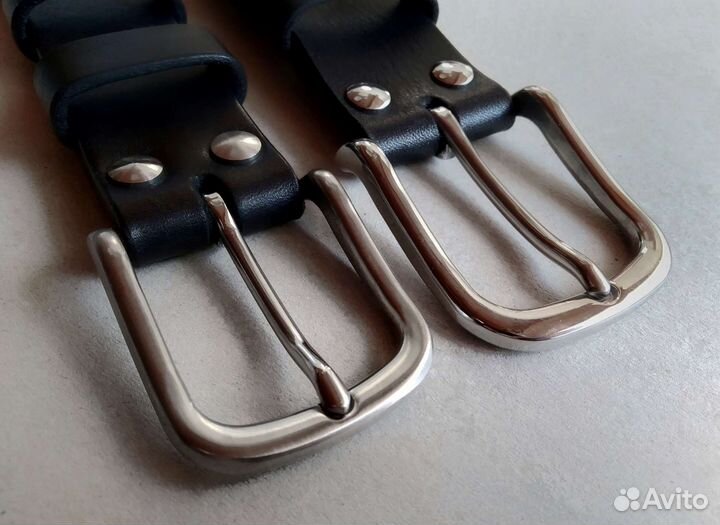 Ремень из кожи ручной работы