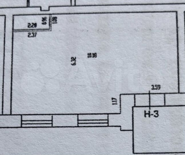 Свободного назначения, 59.8 м²