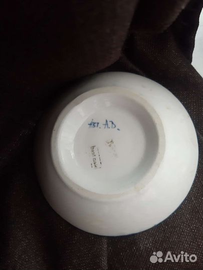 Чашка с блюдцем Гжель