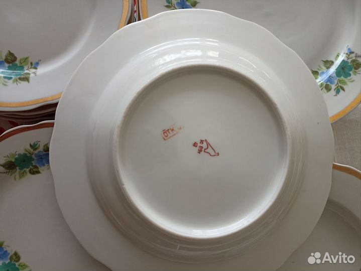 Столовый сервиз фарфор СССР