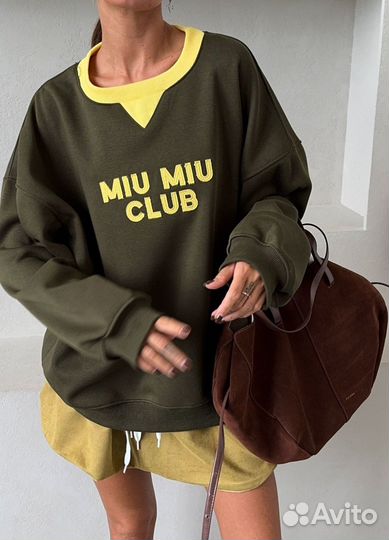 Свитшот miu miu 2 цвета