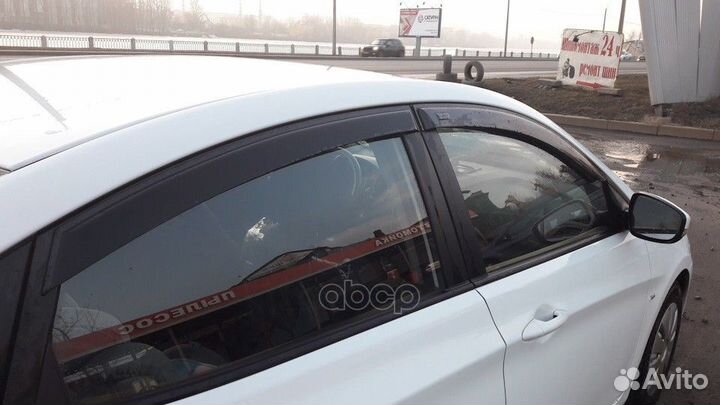 Дефлекторы окон Vinguru Hyundai Solaris 2011- с