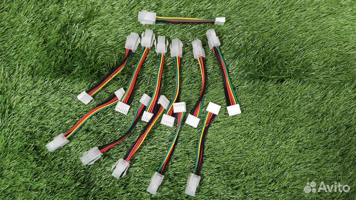 Переходник 4 на 6 и 6 на 4 pin кулера Whatsminer