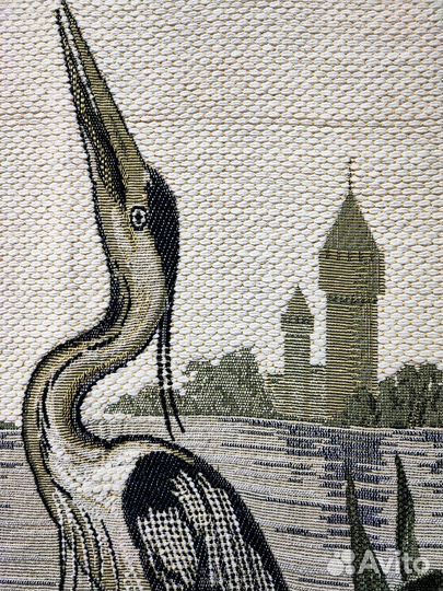 Настенное панно шерстяное коврик гдр