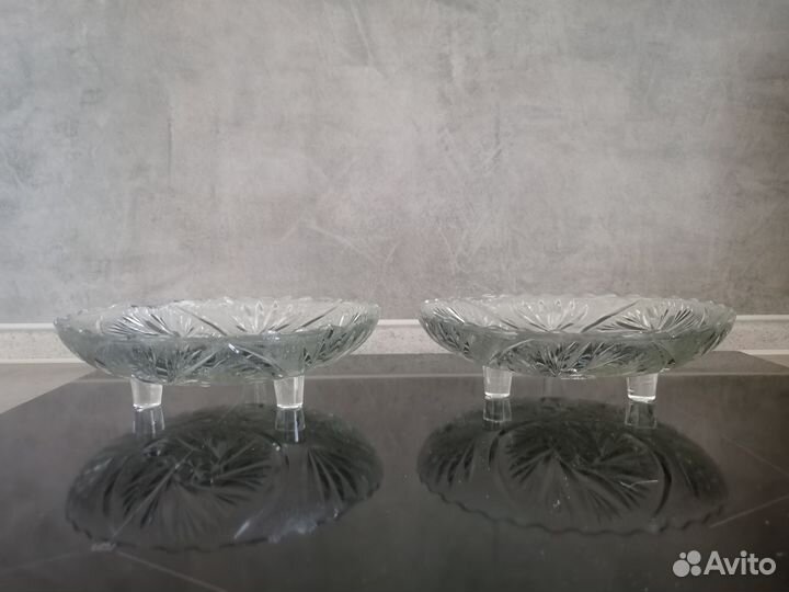 Ваза СССР на ножках (фруктовница, конфетница)