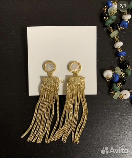 Серьги Тори Берч