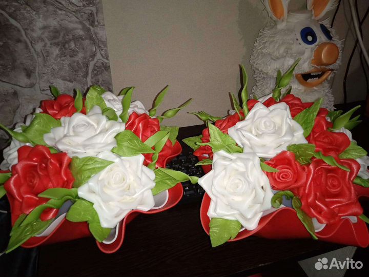 Цветы из изолона, светильники