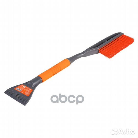 Щетка от снега и льда с мягкой щетиной + скребо