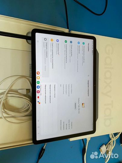 Samsung galaxy tab s8 5G, SM-X706B, в коробке