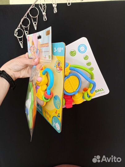 Новый набор chicco погремушек для новорожденных