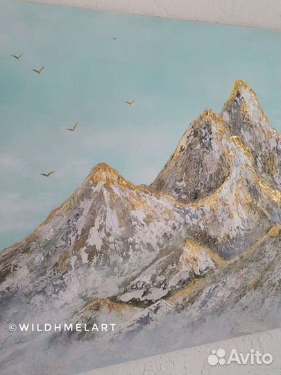 Интерьерная картина Золотые Горы