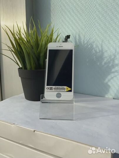 Дисплей iPhone 5s экран айфон белый стекло