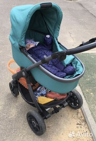 Коляска teutonia cosmo v4 2 в 1 + два конверта