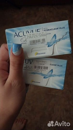 Контактные линзы acuvue oasis