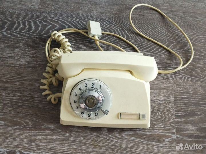 Стационарный телефон дисковый ретро СССР ста-2