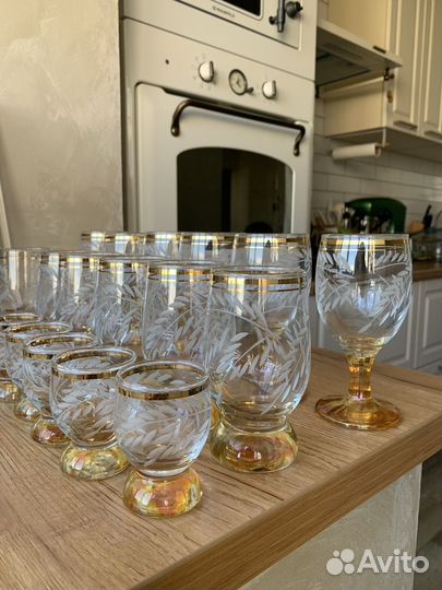 Бокалы фужеры рюмки