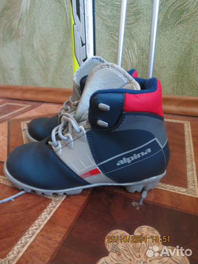 Беговые лыжи Fischer в комплекте с ботинками