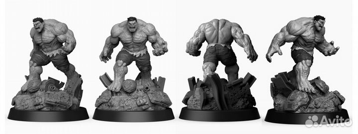 3D-модель hulk для печати