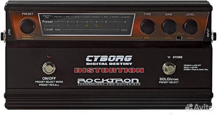 Rocktron cyborg distortion - Педаль эффектов