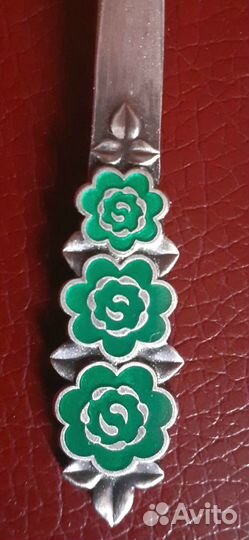 Серебряная ложка для мёда.916проба.22.53гр