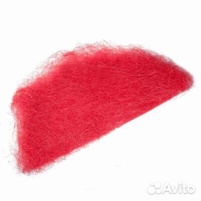 Упаковка для букета, сизаль красный, 60х30 см