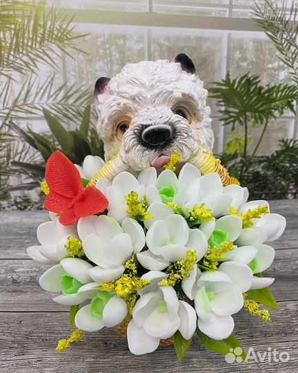 Букет цветов из мыла