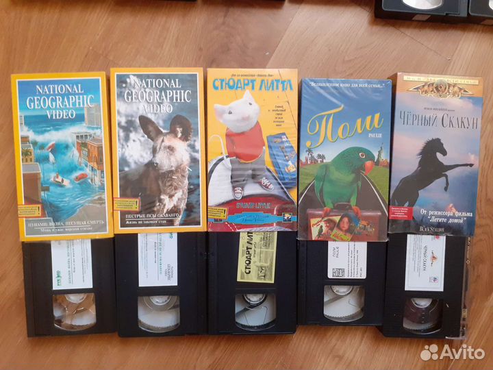 Видеокассеты, б/у. Фильмы, мультфильмы