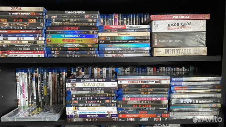 Огромная коллекция фильмов на blu-ray и 4k