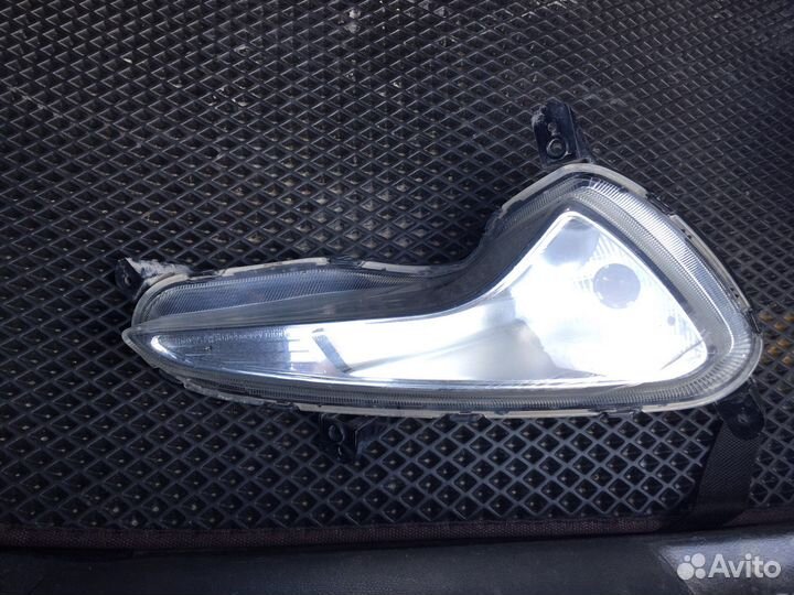Противотуманки на hyundai solaris 1