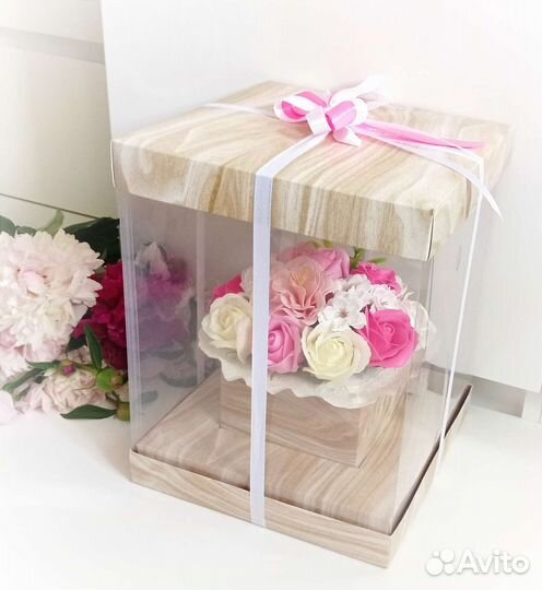 Букет из мыльных роз. Подарок на 8 марта