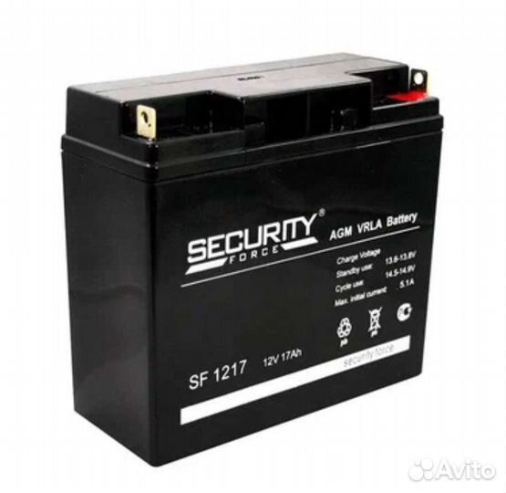 Акб 12в 17а/ч, 12а/ч 7а/ч