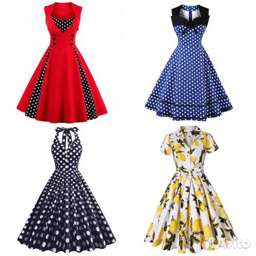 Платье стиляги хлопок 44, 48, 50, 56