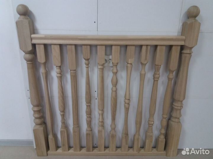 Детали лестниц из дуба