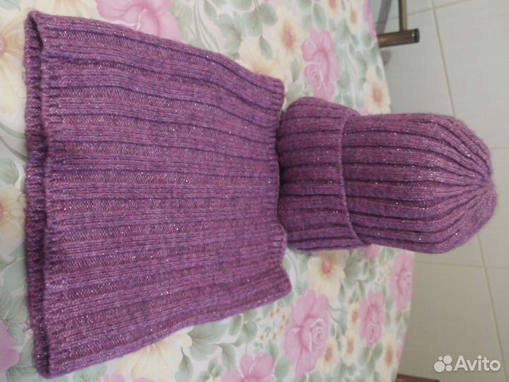 Шапочка и снуд-комплект