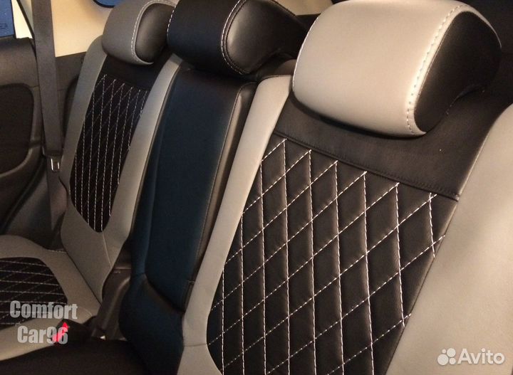 Авточехлы из экокожи или ткани