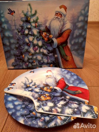 Блюдо для торта с лопаткой 