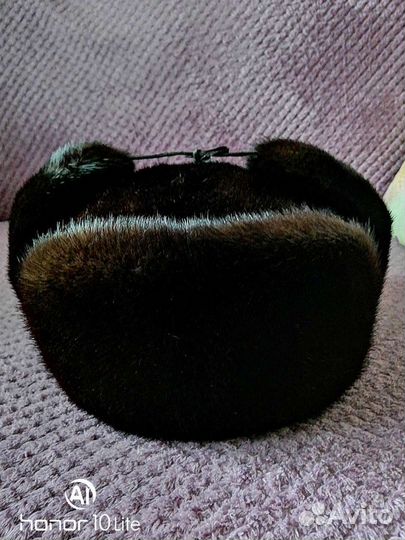 Норковая шапка мужская 56 65