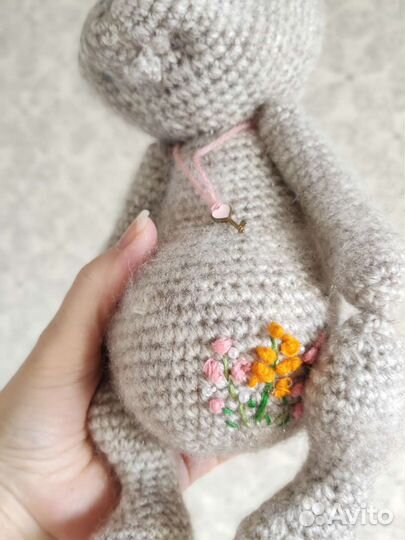 Вязаные игрушки мишка новый ручная работа