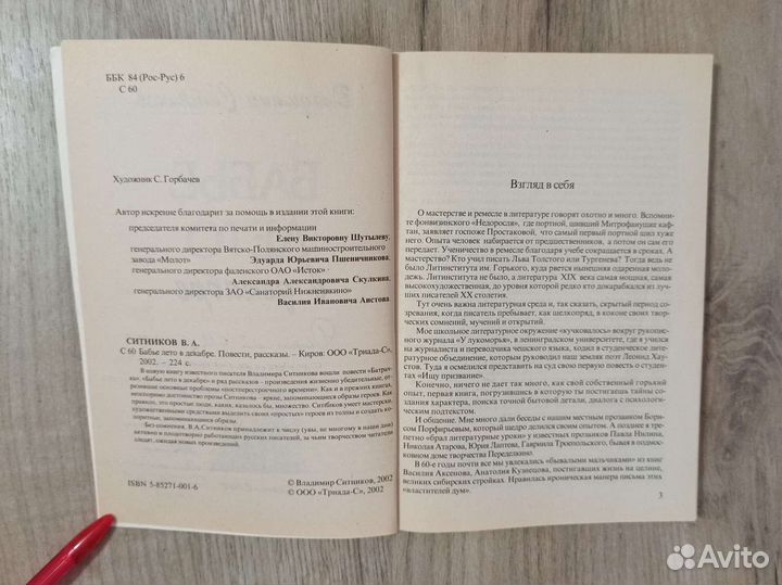 В. Ситников. Бабье лето в декабре. 2002 г