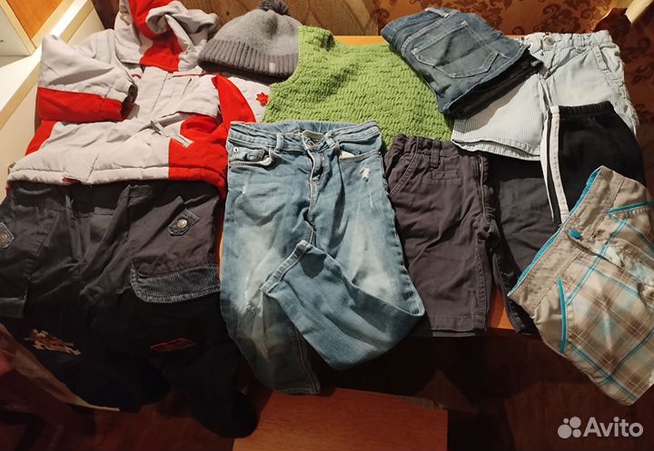 Детские вещи пакетом на мальчика р92 зимняя одежда