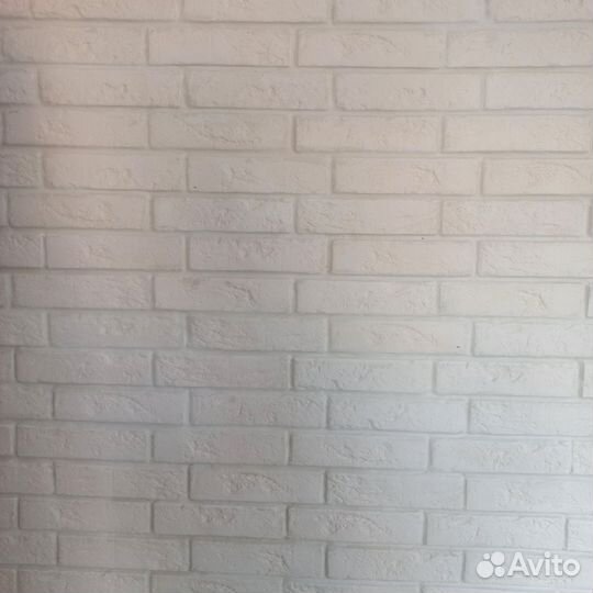 Кирпич облицовочный белый гипсовый